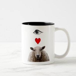 Tasse 2 Couleurs I brebis de coeur