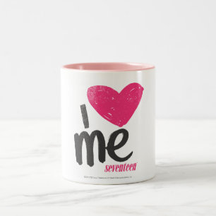Tasse 2 Couleurs I coeur je magenta