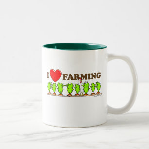 Tasse 2 Couleurs I Heart Farming