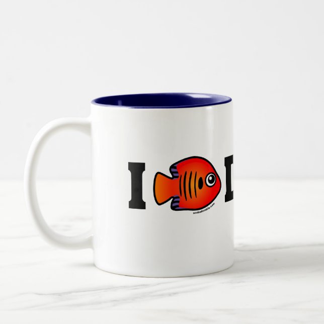 Tasse 2 Couleurs I Love Diving (Gauche)