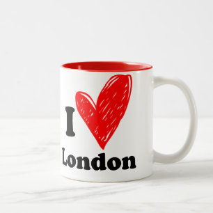 Tasse 2 Couleurs I love London
