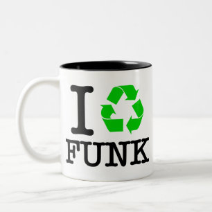 Tasse 2 Couleurs I Recycle Funk