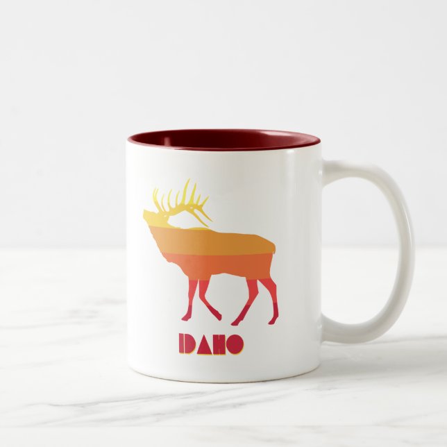 Tasse 2 Couleurs Idaho Elk (Droit)