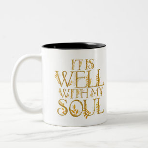 Tasse 2 Couleurs Il est bien avec mon hymne d'âme