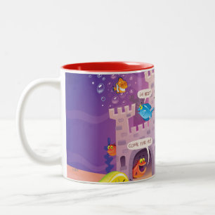 Tasse 2 Couleurs Il est temps de compter sous la mer