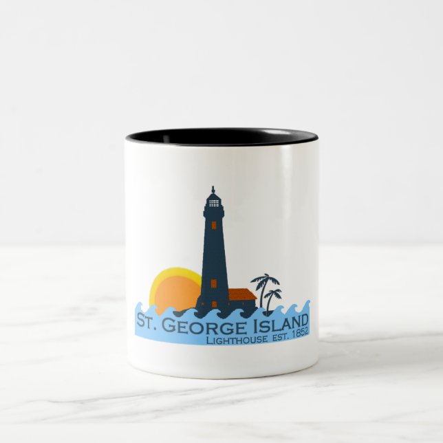 Tasse 2 Couleurs Île de St George (Centre)