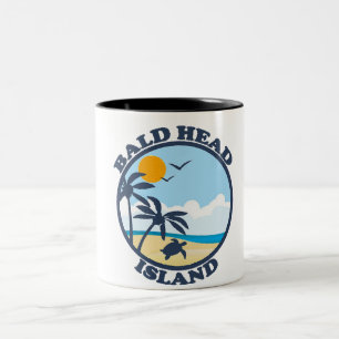 Tasse 2 Couleurs Île de tête chauve