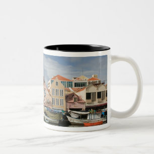 Tasse 2 Couleurs îles ABC, CURACAO, Willemstad : Punda,