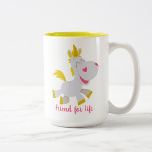 Tasse 2 Couleurs Illustration de Buttercup souriant