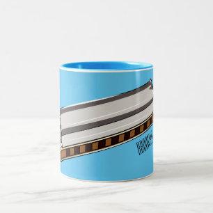 Tasse 2 Couleurs Illustration de dessin d'Harmonica