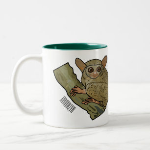 Tasse 2 Couleurs Illustration de Tarsier