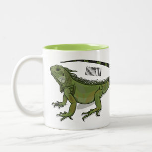 Tasse 2 Couleurs Illustration d'Iguana