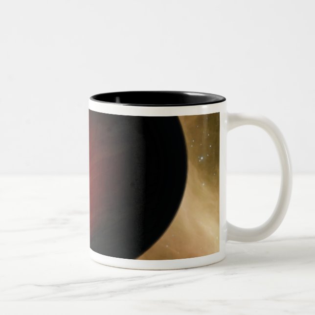 Tasse 2 Couleurs Illustration d'un Jupiter chaud appelé HD 149026b (Droit)