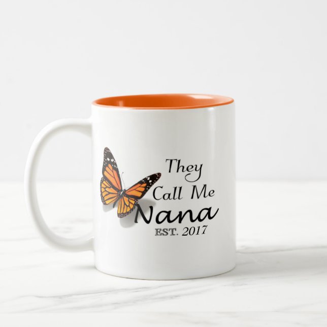 Tasse 2 Couleurs Ils m'appellent Nana (Gauche)