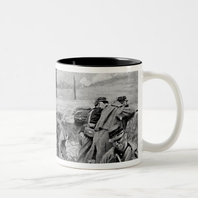 Tasse 2 Couleurs Ils ont attendu l'ordre pour charger (Droit)