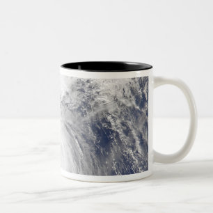 Tasse 2 Couleurs Image satellite d'un ouragan