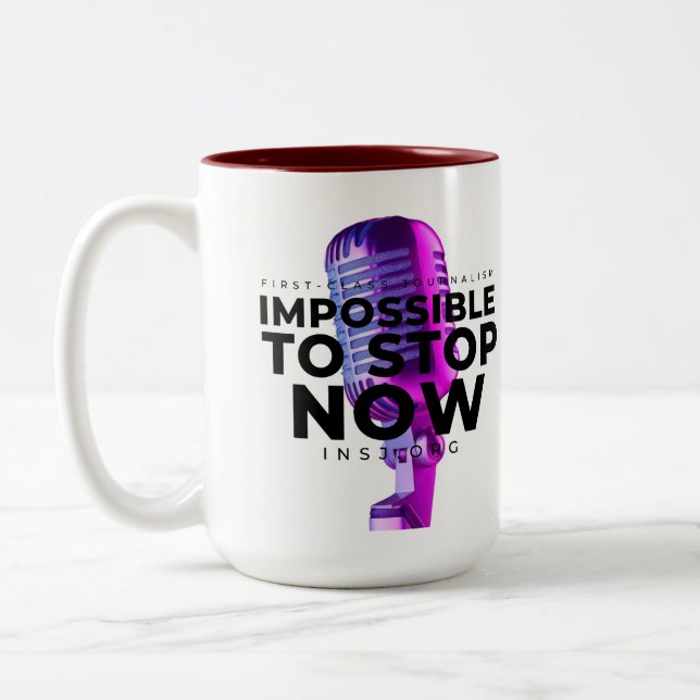 Tasse 2 Couleurs Impossible to stop (Gauche)