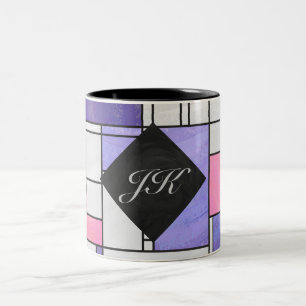 Tasse 2 Couleurs Impression blanc rose rose clair