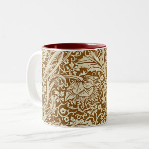 Tasse 2 Couleurs Impression d'art floral vintage William Morris Arc