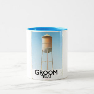 Tasse 2 Couleurs Impression de voyage Groom Texas Route 66 American