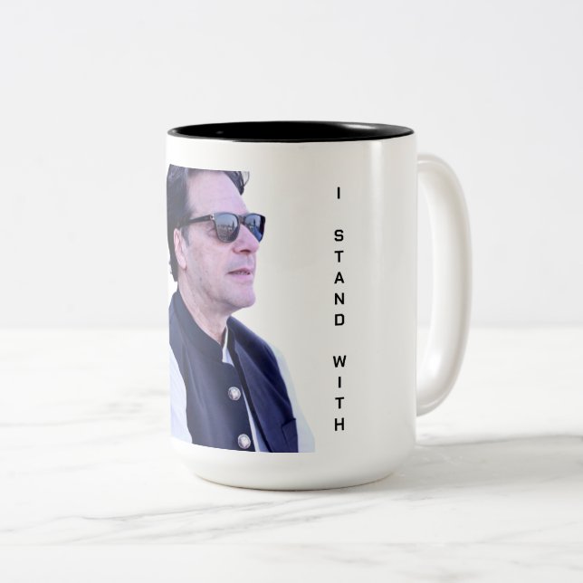 TASSE 2 COULEURS IMRAN KHAN (Devant droit)