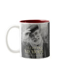 In Love Memory Modern Elegant Photo Memorial