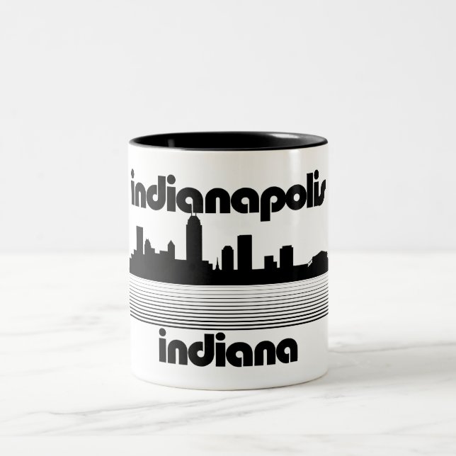 Tasse 2 Couleurs Indianapolis Indiana (Centre)