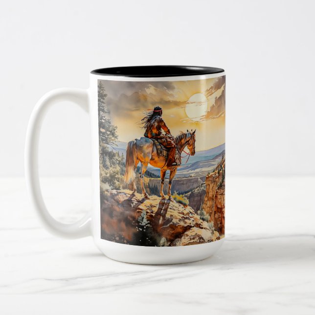 Tasse 2 Couleurs Indien américain (Gauche)
