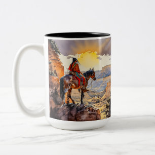 Tasse 2 Couleurs Indien américain