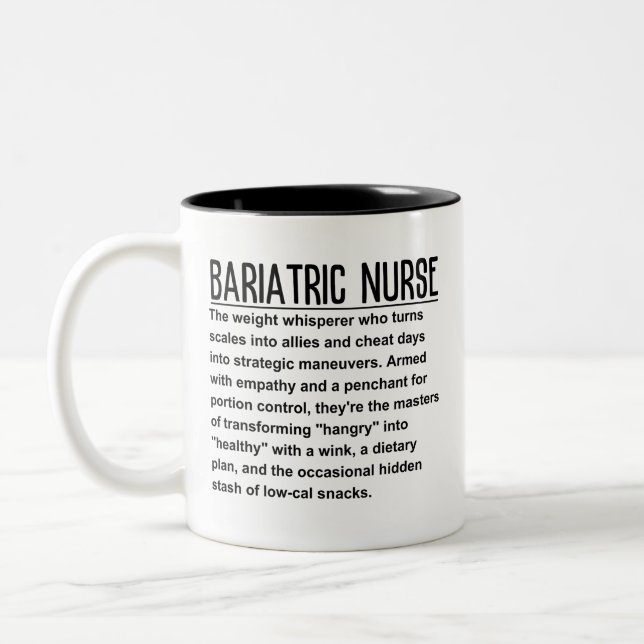 Tasse 2 Couleurs Infirmière (Gauche)