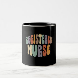 Tasse 2 Couleurs Infirmière inscrite RN Fier Profession professionn