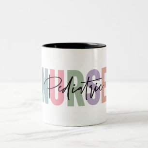 Tasse 2 Couleurs Infirmière pédiatrique mignonne