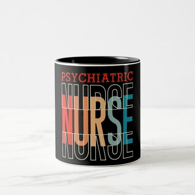 Tasse 2 Couleurs Infirmière psychiatrique (Centre)