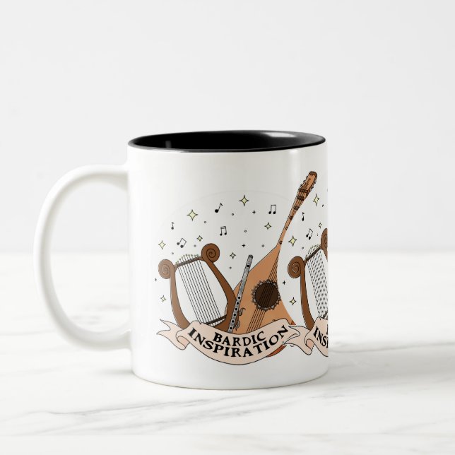 Tasse 2 Couleurs Inspiration bardique (Gauche)