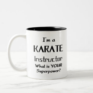 Tasse 2 Couleurs instructeur de karaté
