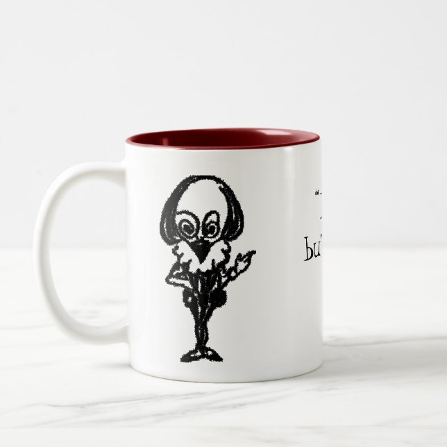 Tasse 2 Couleurs Insulte Shakespeare - (Gauche)