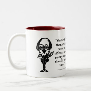 Tasse 2 Couleurs Insultes Shakespeare - Tout va bien qui finit bien
