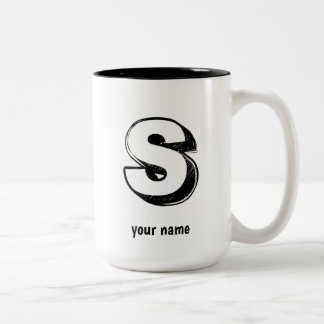 Tasse 2 Couleurs intelligent et raffiné S &nom