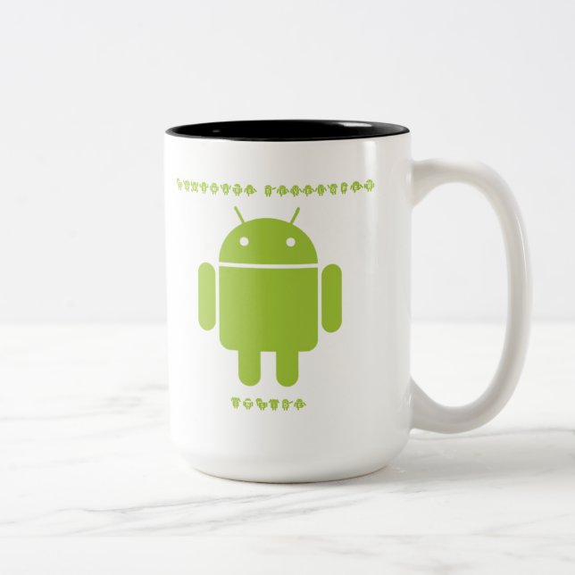 Tasse 2 Couleurs Intérieur de programmateur de logiciel (lettres de (Droit)