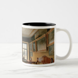 Tasse 2 Couleurs Intérieur d'un manoir, 1830s