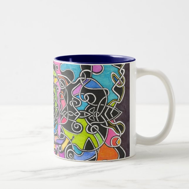 Tasse 2 Couleurs intreccisimmetrici (Droit)