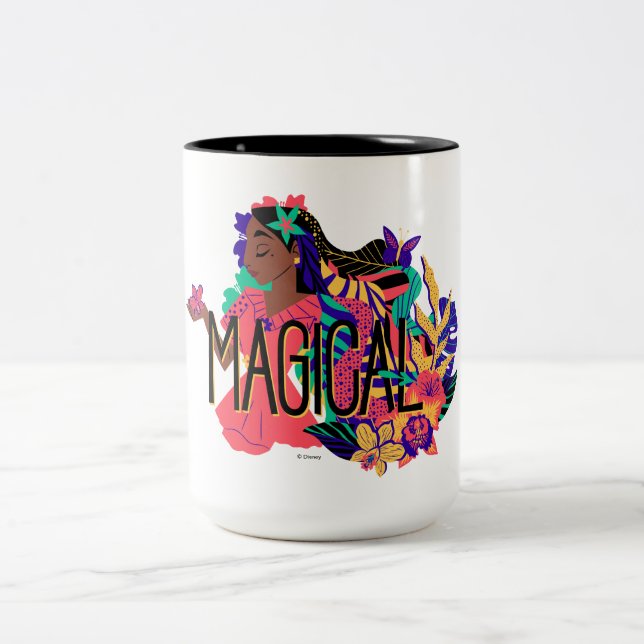 Tasse 2 Couleurs Isabella d'Encanto | Graphique floral magique (Centre)