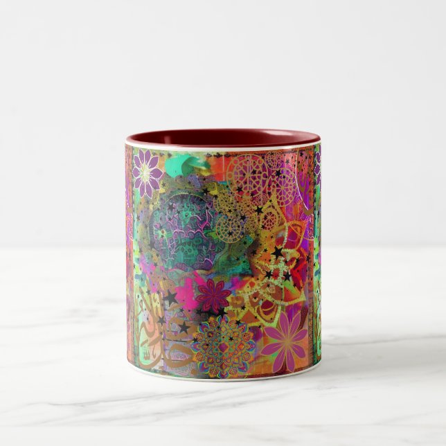 Tasse 2 Couleurs Islam respectueux (Centre)