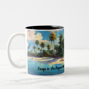Tasse 2 Couleurs Island Dreams - Collection Caribbean Friends