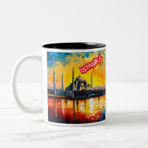 Tasse 2 Couleurs Istanbul Turquie Souvenir
