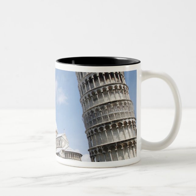 Tasse 2 Couleurs Italie, Pise. Cathédrale, baptistère et penchée (Droit)