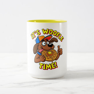 Tasse 2 Couleurs It's Woofle Time Dog Wordplay