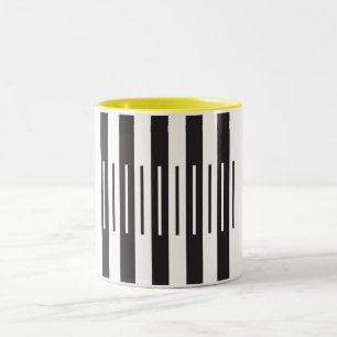 Tasse 2 Couleurs Ivoire d'ébène - Jaune