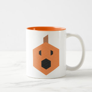 Tasse 2 Couleurs Jack-o-lanterne surpris à double face