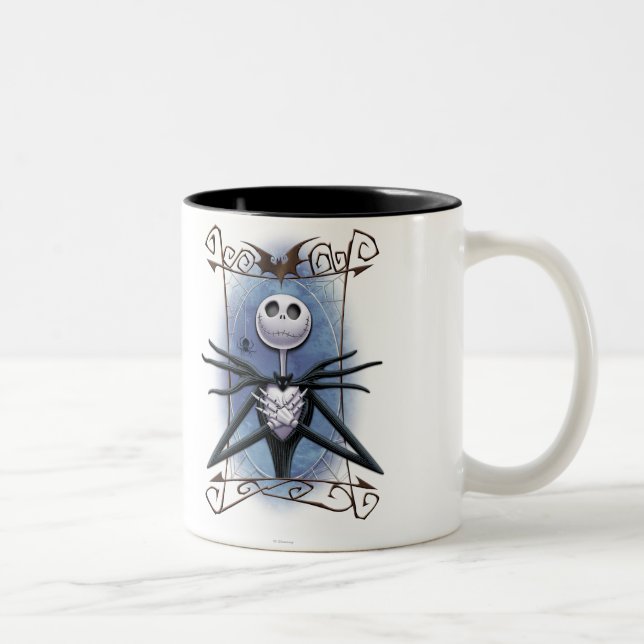 Tasse 2 Couleurs Jack Skellington | Cadre Web Spider (Droit)